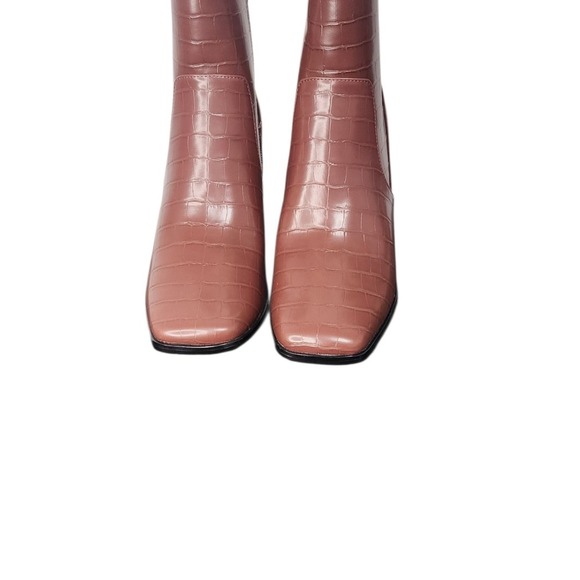 Lisa Vicky Brown Heel Ankle Boots Women's Size 9 - Picture 2 of 8